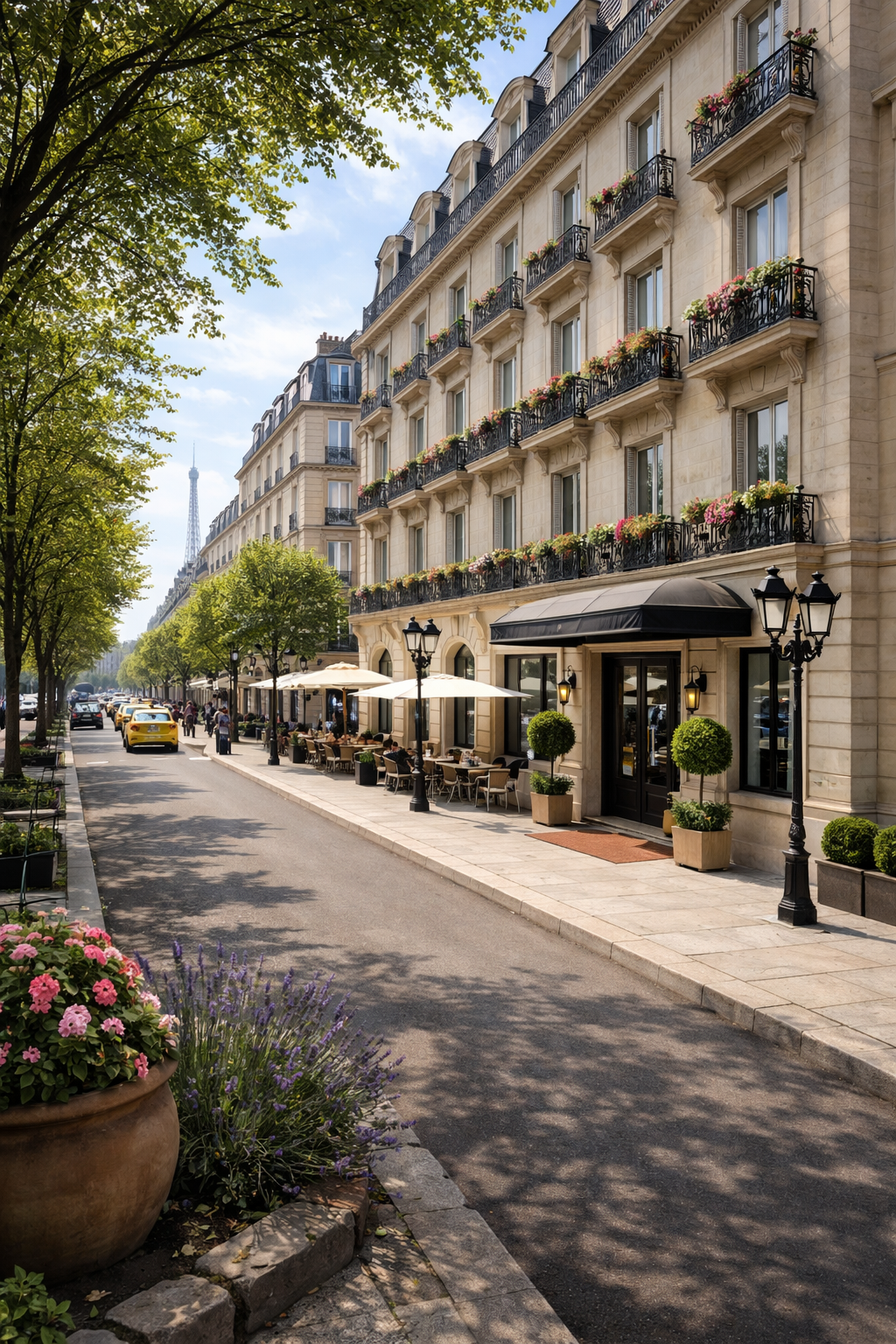 Image illustrant un hôtel et la gestion des avis Google avec BravoClient.