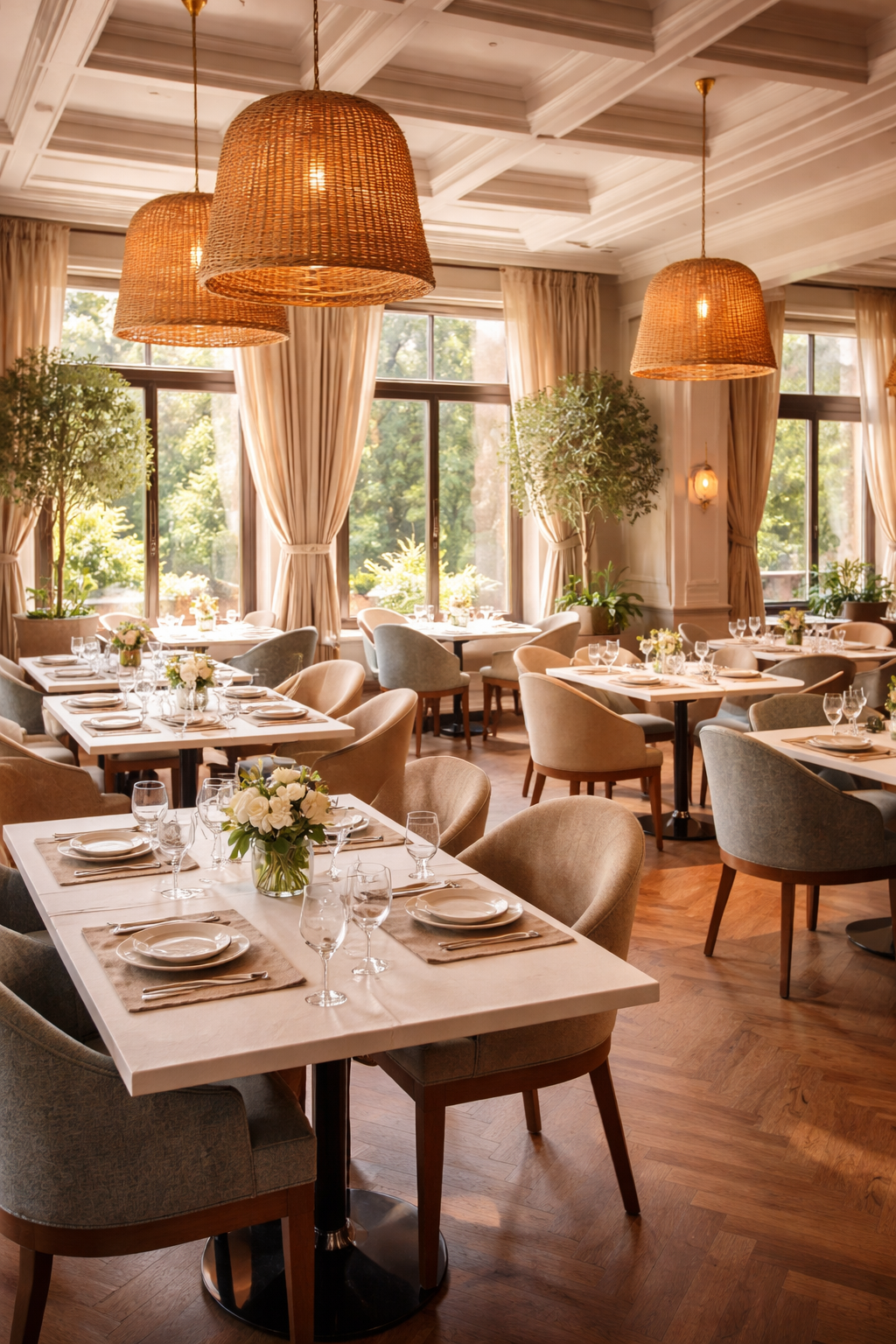 Image illustrant un restaurant et la gestion des avis Google avec BravoClient.